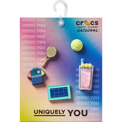 Day at The Tennis Court 5 Pack Jibbitz™ charms - Crocs for sale