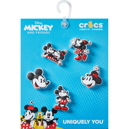 Mickey and Minnie PVC 5 Pack Jibbitz™ charms - Crocs for sale