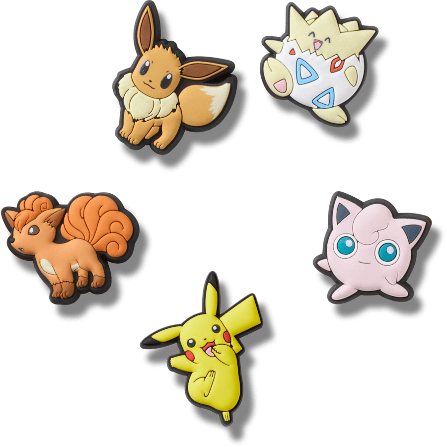 Pokemon Character 5 Pck Jibbitz™ charms - Crocs on sale