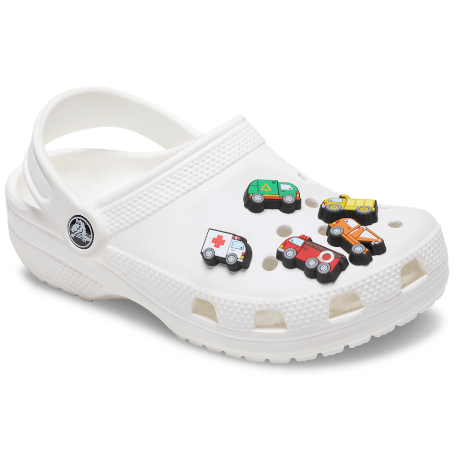 Tiny Work Trucks 5 Pack Jibbitz™ charms - Crocs on sale