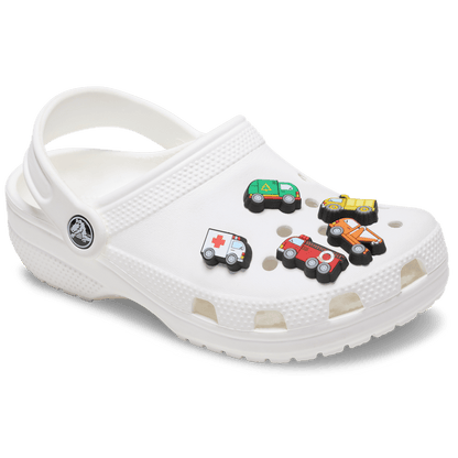 Tiny Work Trucks 5 Pack Jibbitz™ charms - Crocs on sale