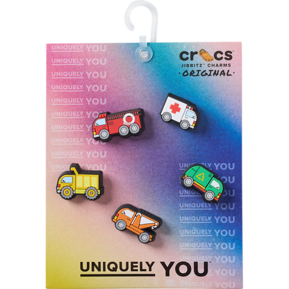 Tiny Work Trucks 5 Pack Jibbitz™ charms - Crocs on sale
