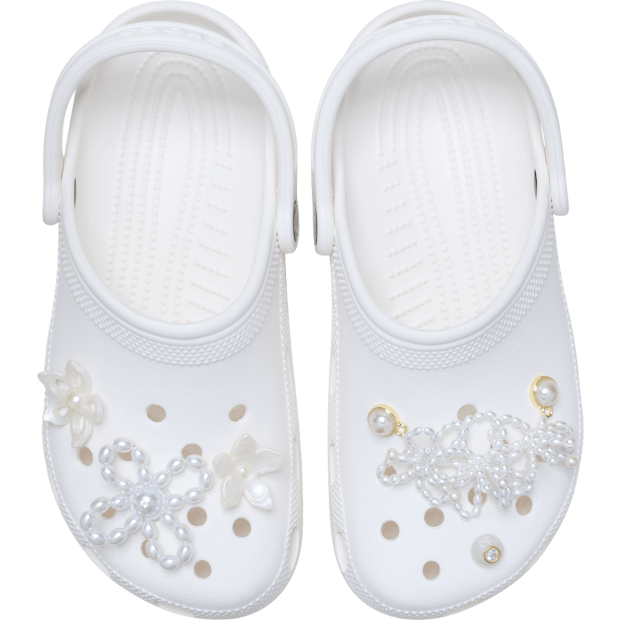 White Pearl Beaded 5 Pack Jibbitz™ charms - Crocs near me