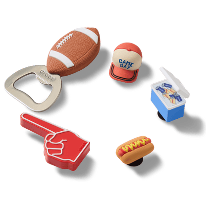 Tailgate 5 Pack Jibbitz™ charms - Crocs on sale