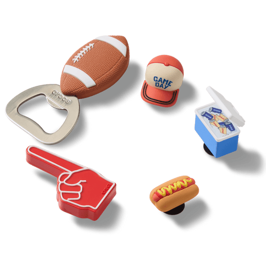 Tailgate 5 Pack Jibbitz™ charms - Crocs on sale
