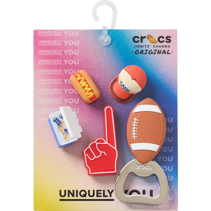 Tailgate 5 Pack Jibbitz™ charms - Crocs on sale