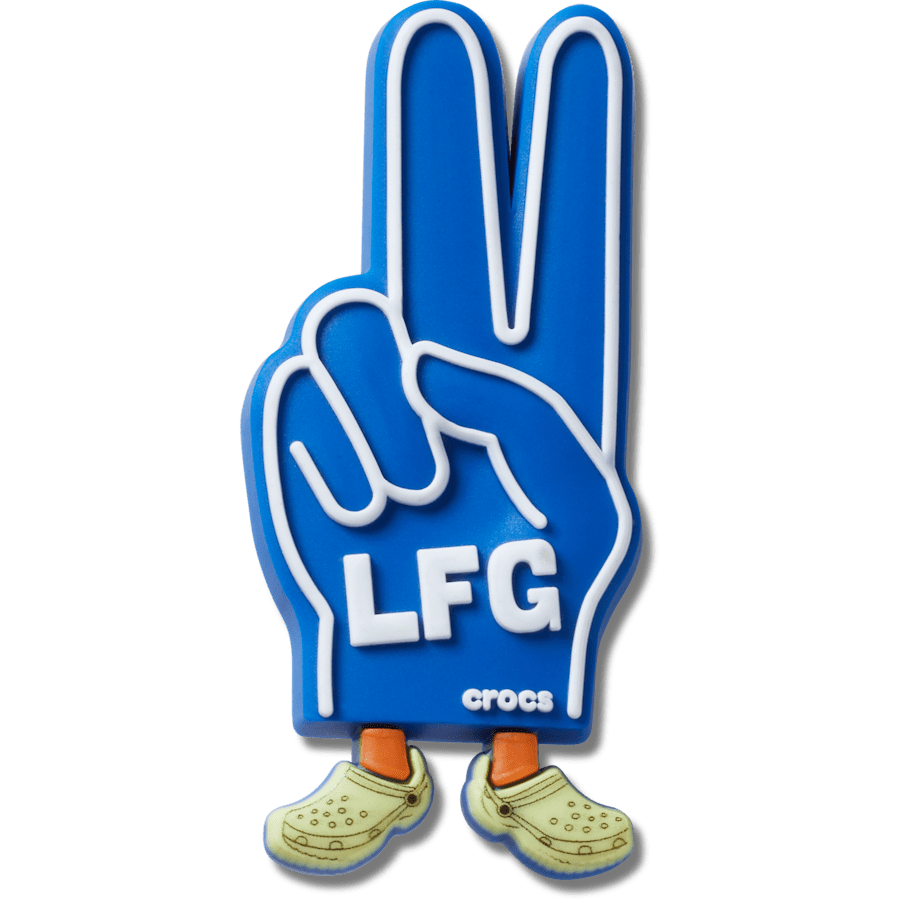 LFG Foam Peace Sign Jibbitz™ charms - Crocs online