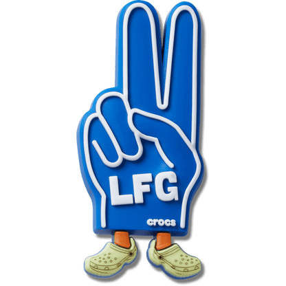 LFG Foam Peace Sign Jibbitz™ charms - Crocs online