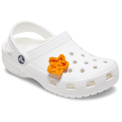 Crafted Crochet Orange Star Jibbitz™ charms - Crocs on sale