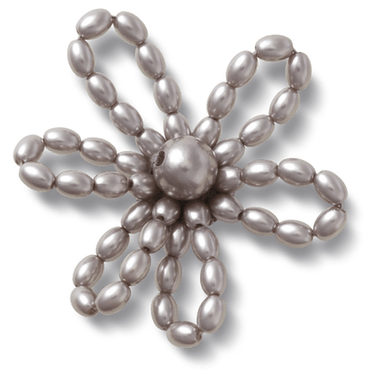 Grey Pearl Beaded Daisy Jibbitz™ charms - Crocs online