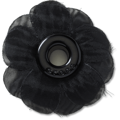Black Chiffon Grommet Jibbitz™ charms - Crocs for sale