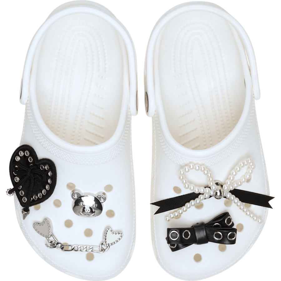Indie Luxe Silver 5 Pack Jibbitz™ charms - Crocs sale