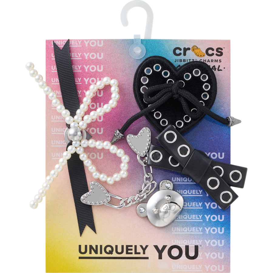 Indie Luxe Silver 5 Pack Jibbitz™ charms - Crocs sale