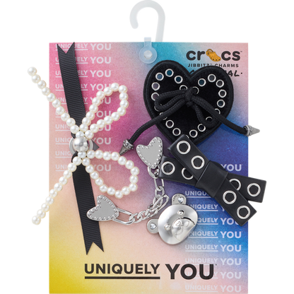 Indie Luxe Silver 5 Pack Jibbitz™ charms - Crocs sale