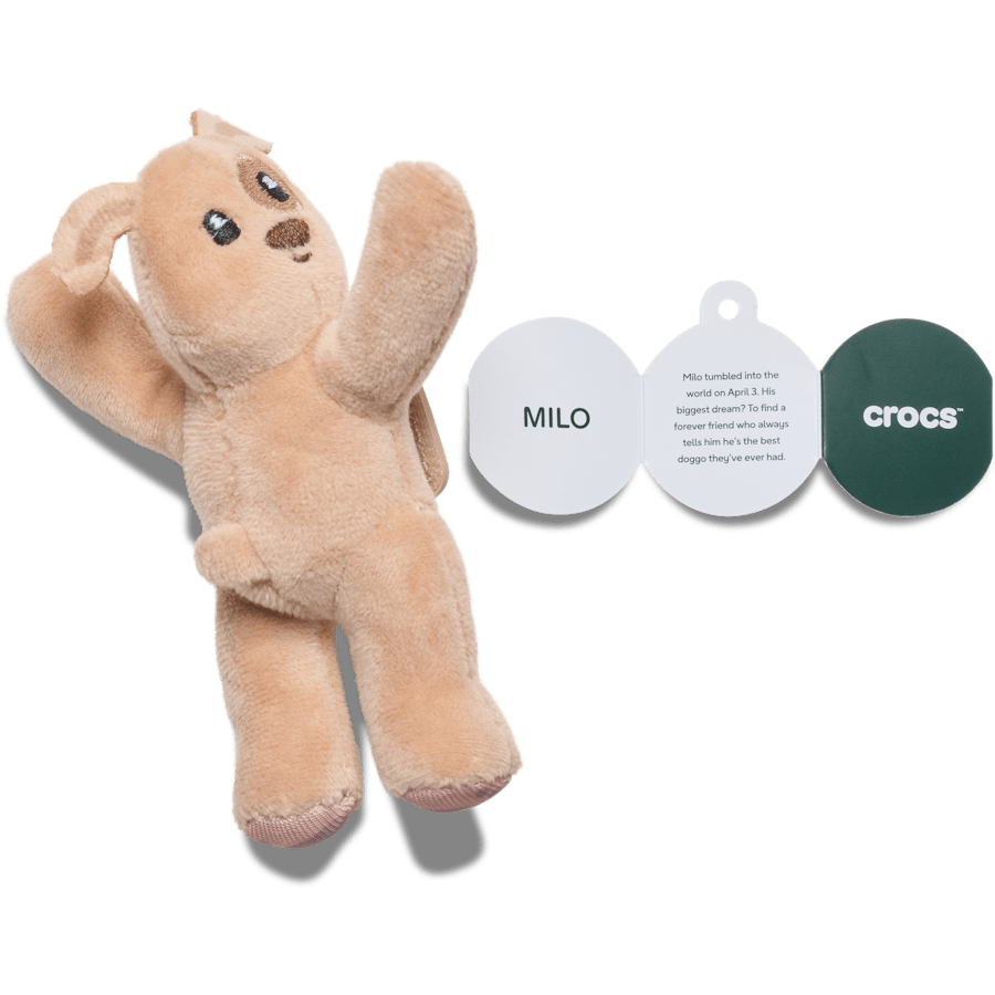 Huggitz Brown Puppy Jibbitz Shoe Charm - Crocs on sale