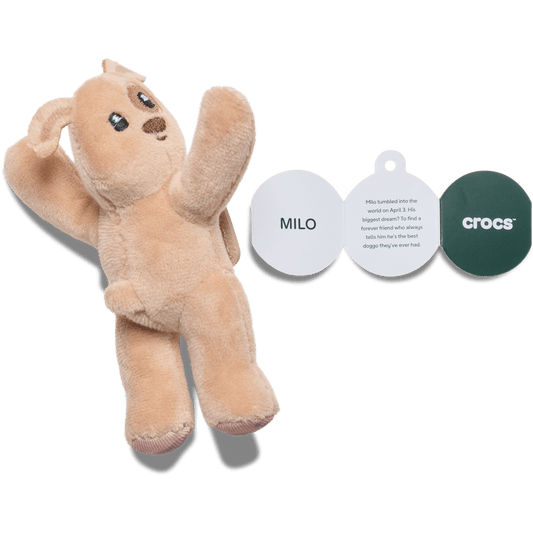 Huggitz Brown Puppy Jibbitz Shoe Charm - Crocs on sale