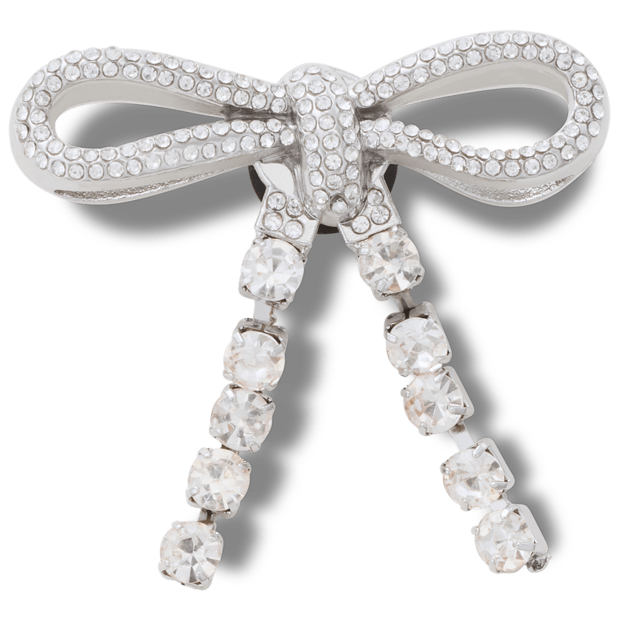 Silver Gem Bow Jibbitz™ charms - Crocs on sale