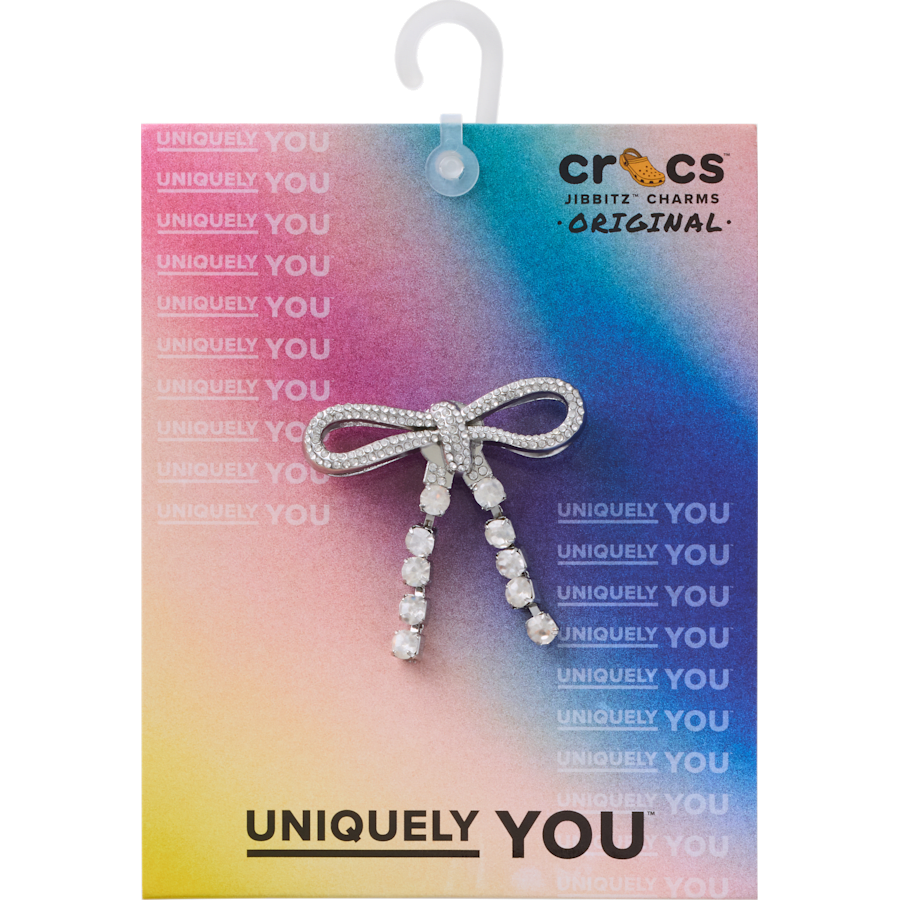 Silver Gem Bow Jibbitz™ charms - Crocs on sale