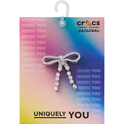 Silver Gem Bow Jibbitz™ charms - Crocs on sale