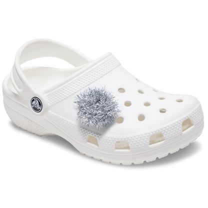 Silver Tinsel Pom Jibbitz™ charms - Crocs online