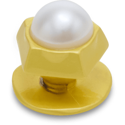 Gold Pentagon Pearl Jibbitz™ charms - Crocs for sale