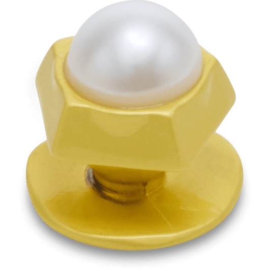 Gold Pentagon Pearl Jibbitz™ charms - Crocs for sale