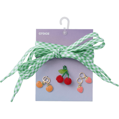 Laces and Fresh Fruits Charm Kit Jibbitz™ charms - Crocs for sale