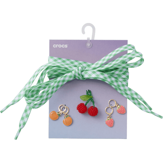 Laces and Fresh Fruits Charm Kit Jibbitz™ charms - Crocs for sale