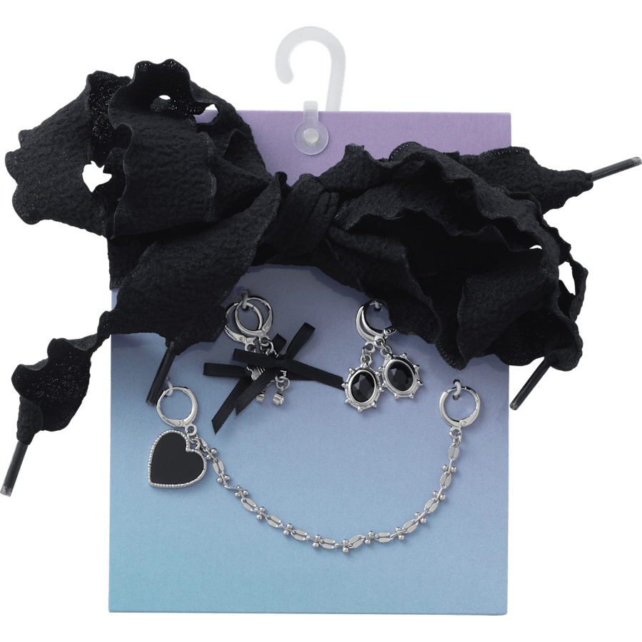 Laces and Dainty Bow Charm Kit Jibbitz Shoe Charm - Crocs discount