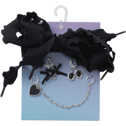 Laces and Dainty Bow Charm Kit Jibbitz Shoe Charm - Crocs discount
