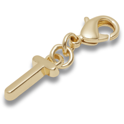 Gold Letter T Charm Jibbitz™ charms - Crocs online