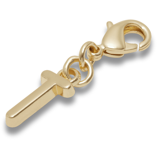 Gold Letter T Charm Jibbitz™ charms - Crocs online