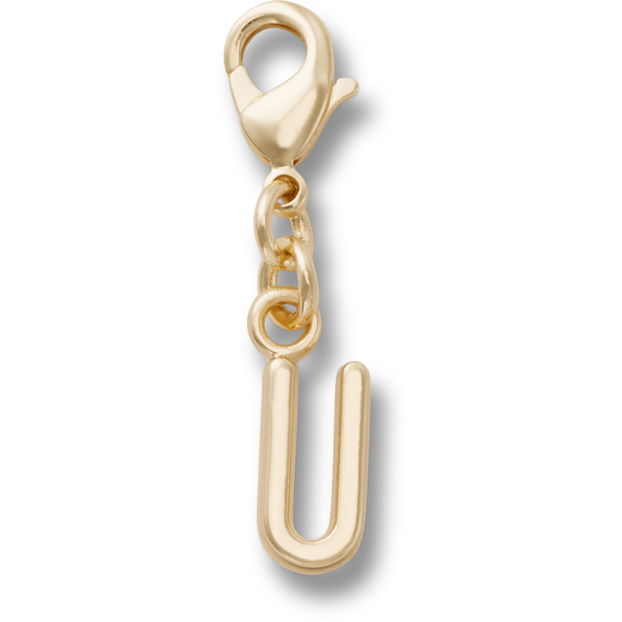 Gold Letter U Charm Jibbitz™ charms - Crocs US