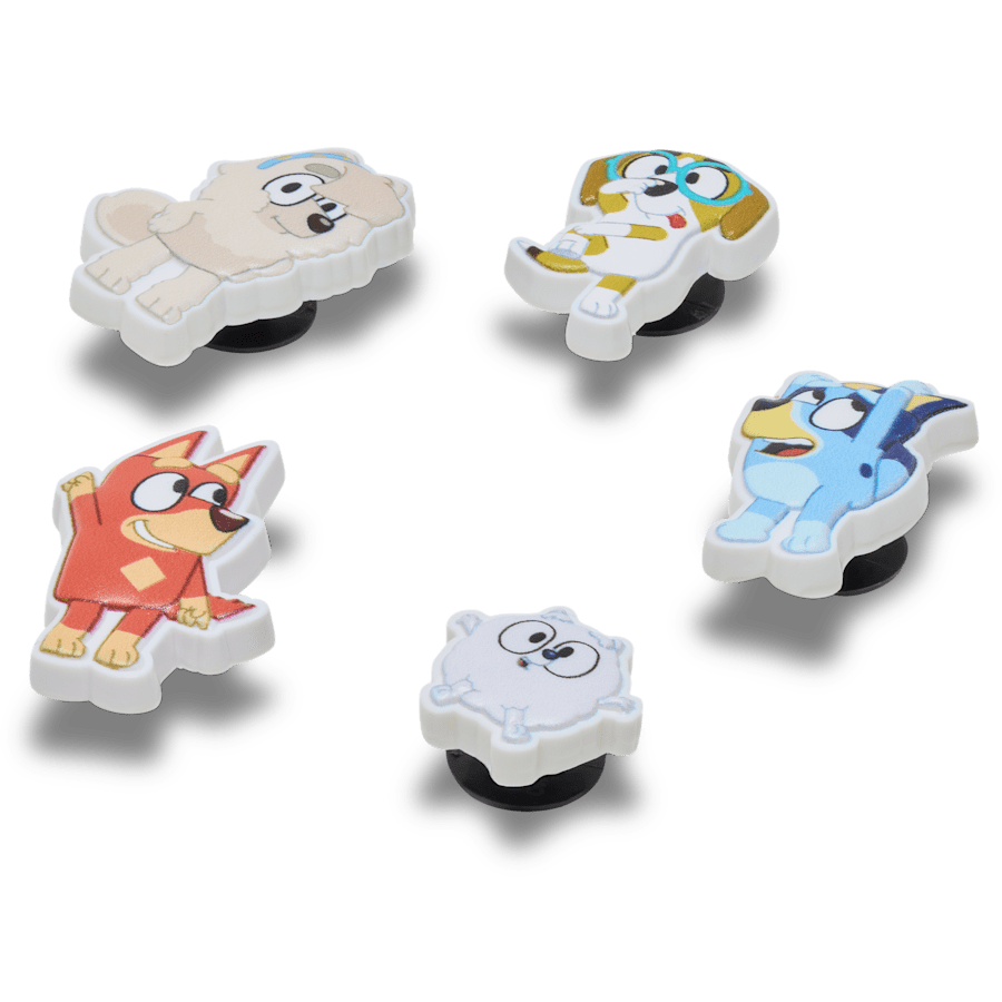 Bluey 5 Pack Jibbitz Shoe Charm - Crocs for sale