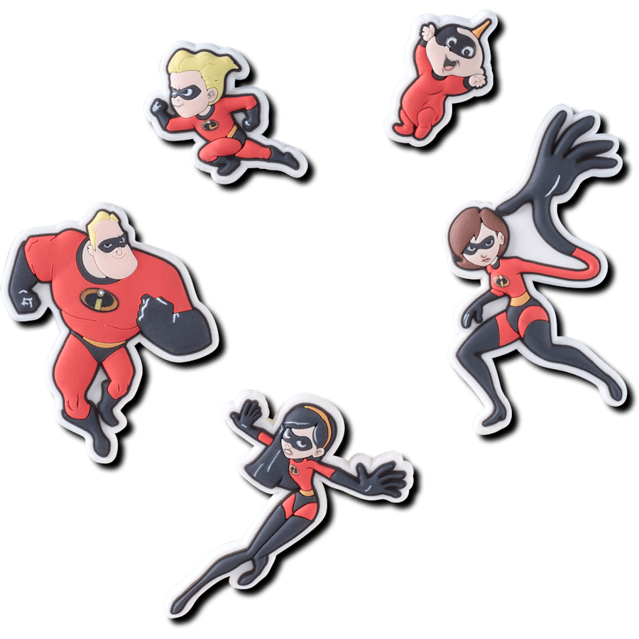 Pixar Incredibles 5 Pack Jibbitz charm - Crocs on sale