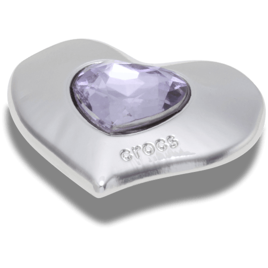 SilverandPurple SMT Gem Heart Jibbitz™ charms - Crocs near me