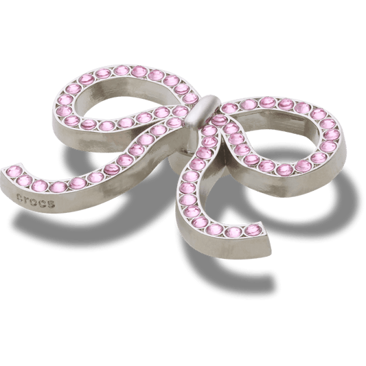 Pink Glittery Bow Jibbitz™ charms - Crocs on sale