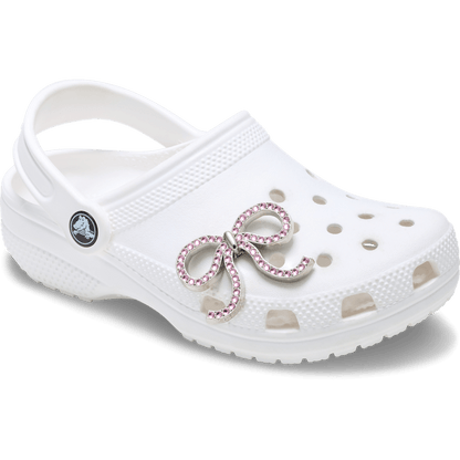 Pink Glittery Bow Jibbitz™ charms - Crocs on sale