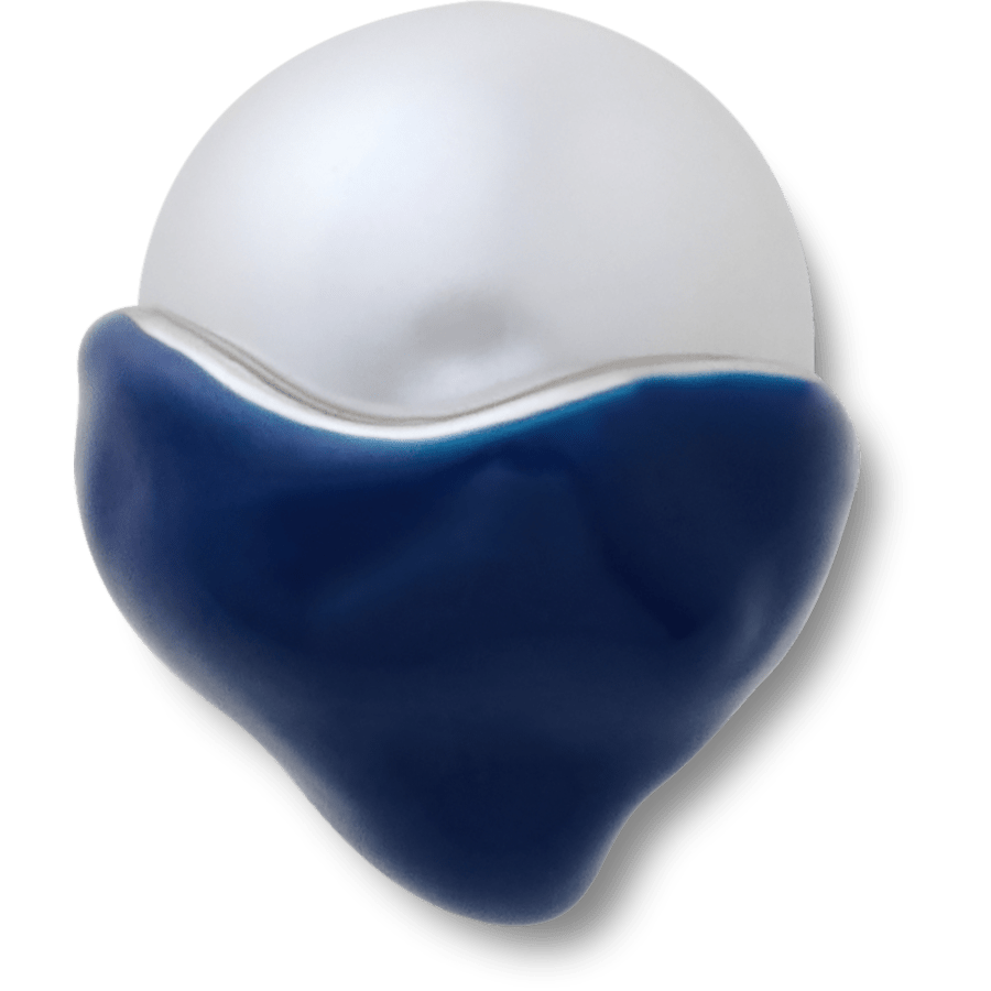 Blue Dipped Enamel SMT Pearl Jibbitz™ charms - Crocs sale