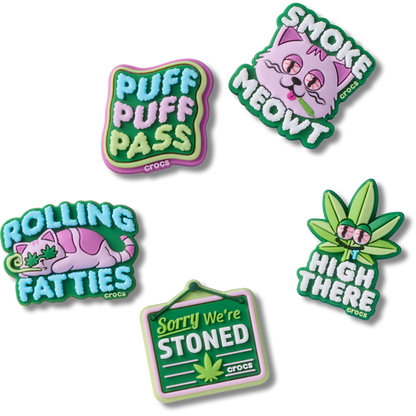 420 Hemp Cuties 5 Pack Jibbitz™ charms - Crocs on sale