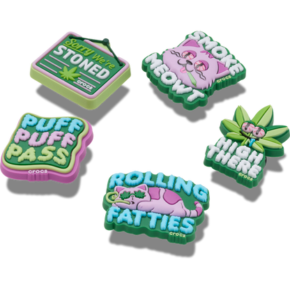 420 Hemp Cuties 5 Pack Jibbitz™ charms - Crocs on sale