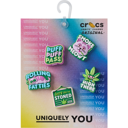 420 Hemp Cuties 5 Pack Jibbitz™ charms - Crocs on sale