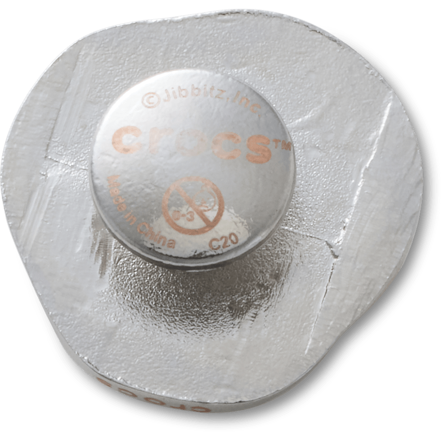Silver and Pearl Disc Jibbitz™ charms - Crocs US