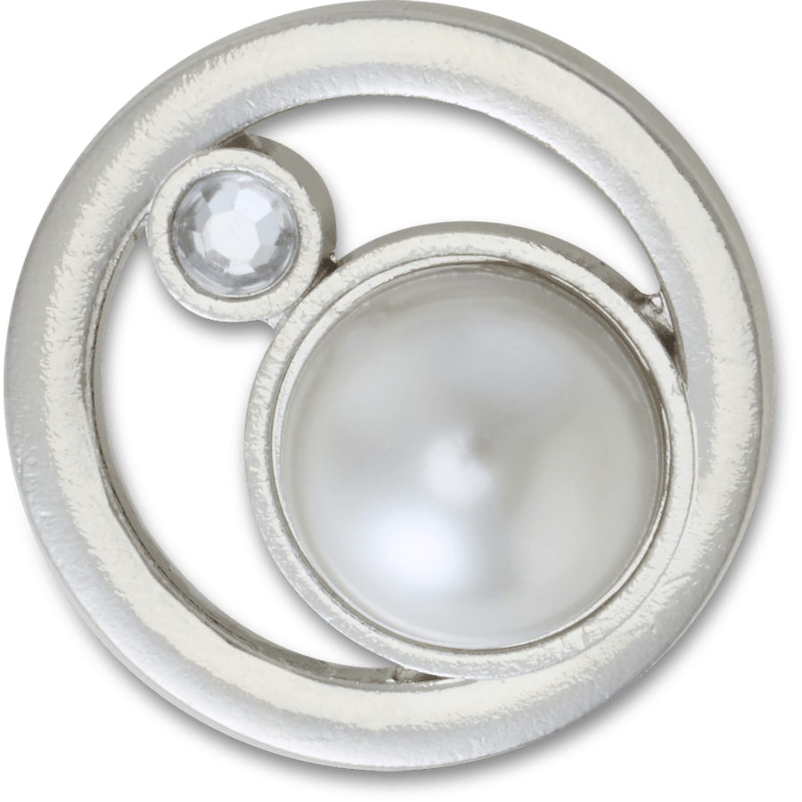 Silver Ring With Pearl Jibbitz™ charms - Crocs sale