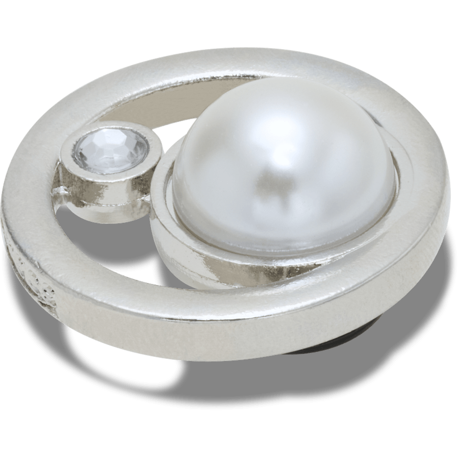 Silver Ring With Pearl Jibbitz™ charms - Crocs sale