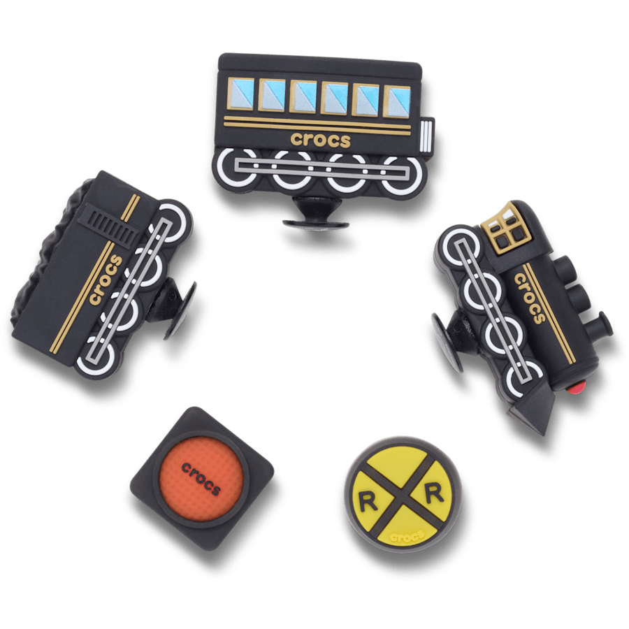 3D Train 5 Pack Jibbitz™ charms - Crocs on sale