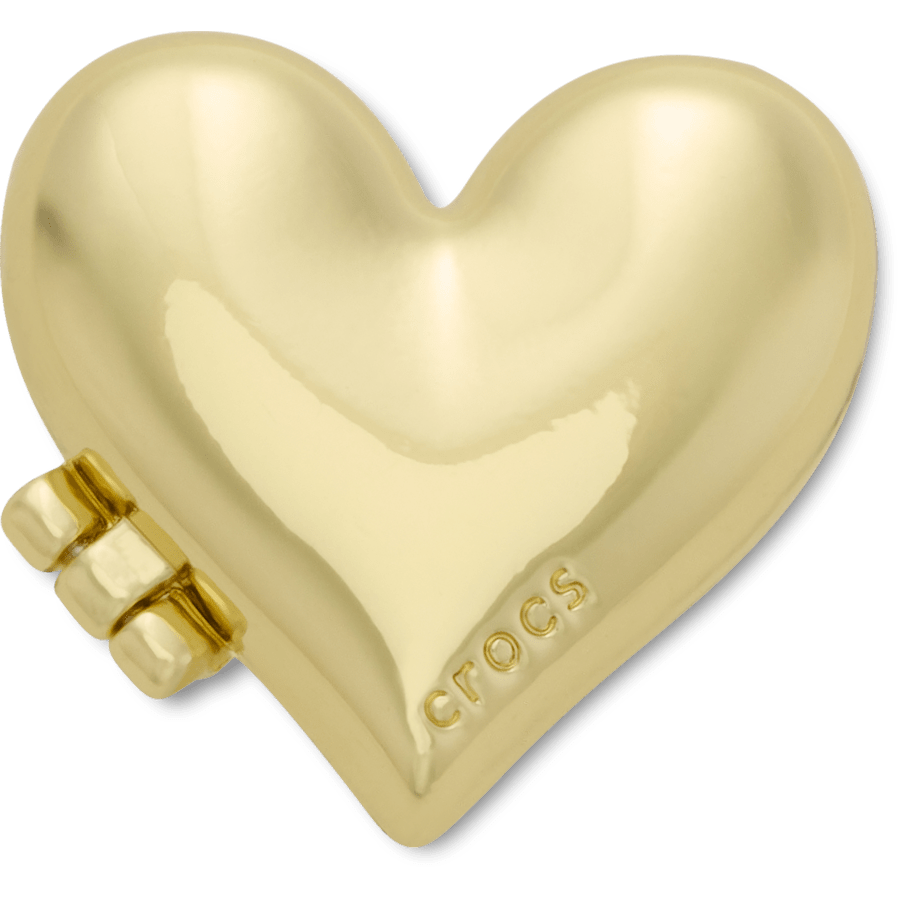 Gold Bubble Locket Heart Jibbitz™ charms - Crocs US
