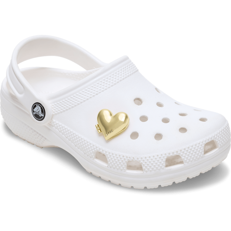 Gold Bubble Locket Heart Jibbitz™ charms - Crocs US