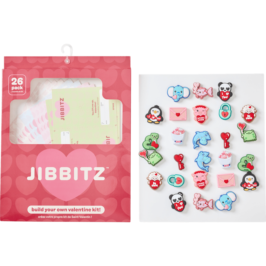 Valentines Day Card 26 Pack Jibbitz™ charms - Crocs for sale