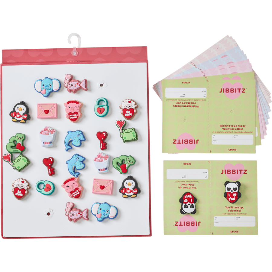 Valentines Day Card 26 Pack Jibbitz™ charms - Crocs for sale